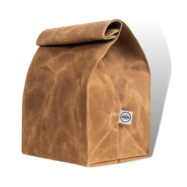 ASEBBO WAXED CANVAS REUSABLE LUNCH BAG