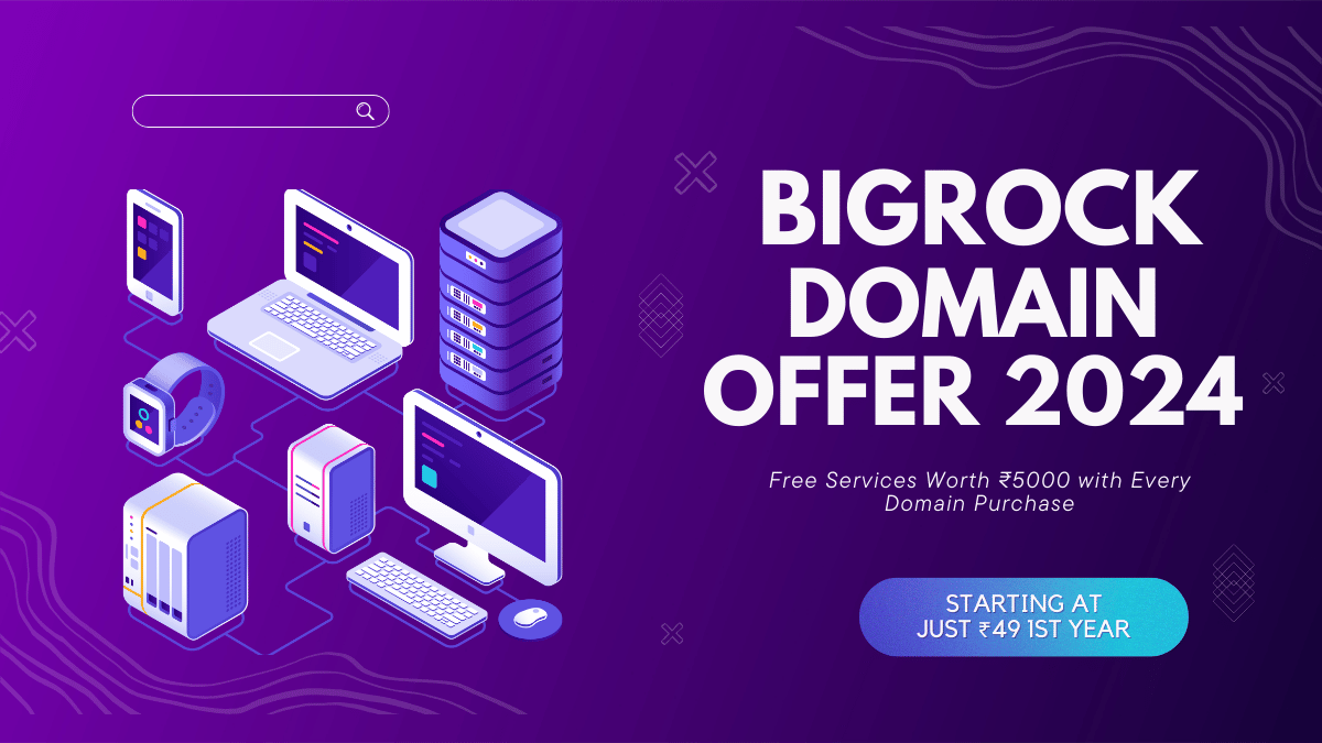 BigRock Domain Offer 2024