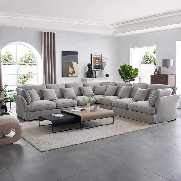 Hygge Gray Corner Sectional