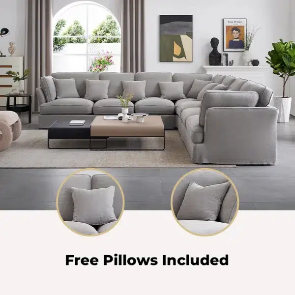 Hygge Gray Corner Sectional